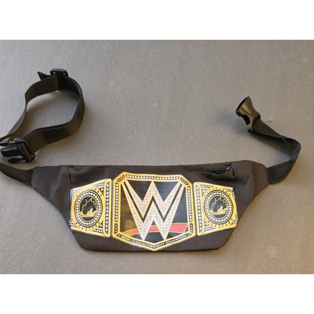 WWE Costume Belt World Heavyweight Champion Style Fanny Pack Cleveland Monsters
